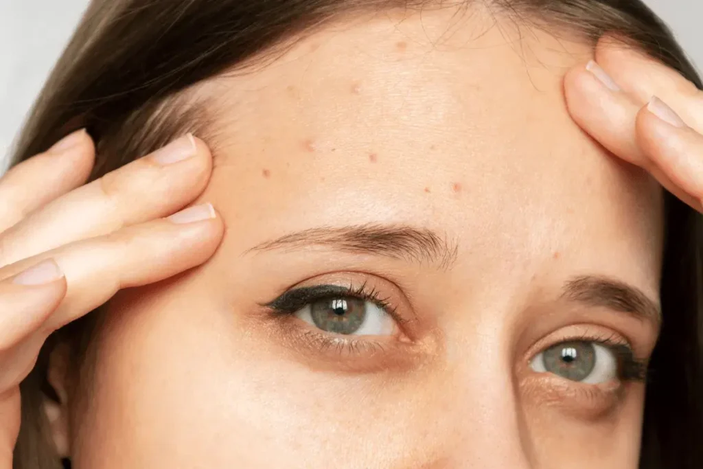 hives on face