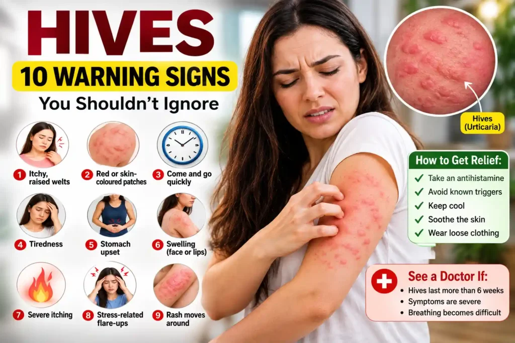 hives on skin
