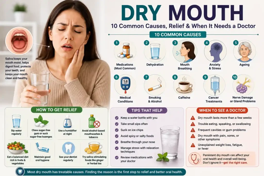 dry mouth causes