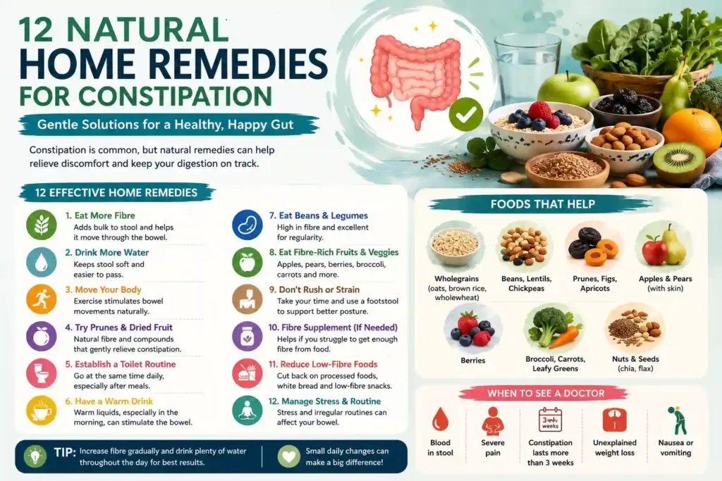 home remedies for constipation