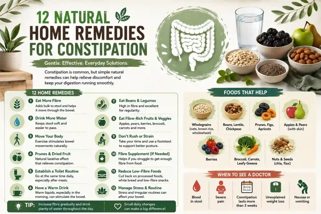 home remedies for constipation