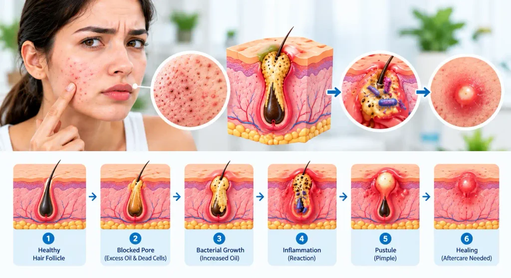 Acne Clogged Pores
